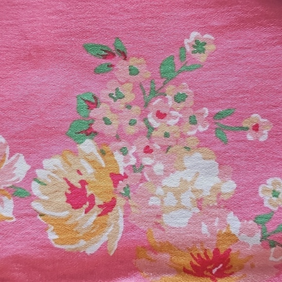 Charter Club Floral Pink Classic Stretch Jeans Size 14 - Picture 3 of 7